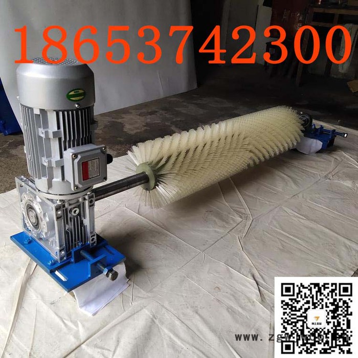 防爆电机电动毛刷清扫器 B-1800电动滚动毛刷清扫器厂家