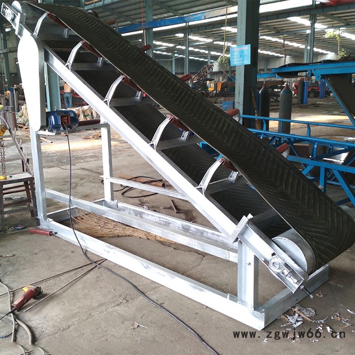 大庆防爆电机双升降输送机 兴运装卸货传送带图8