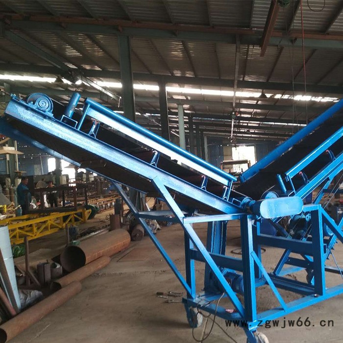 大庆防爆电机双升降输送机 兴运装卸货传送带图5