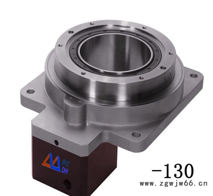 台湾中空旋转平台减速机DG130 10比 可搭配步进电机和AC伺服马达图2