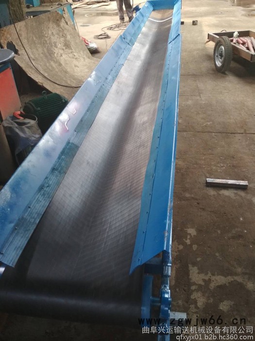 波纹输送带防爆电机 草捆输送机图3