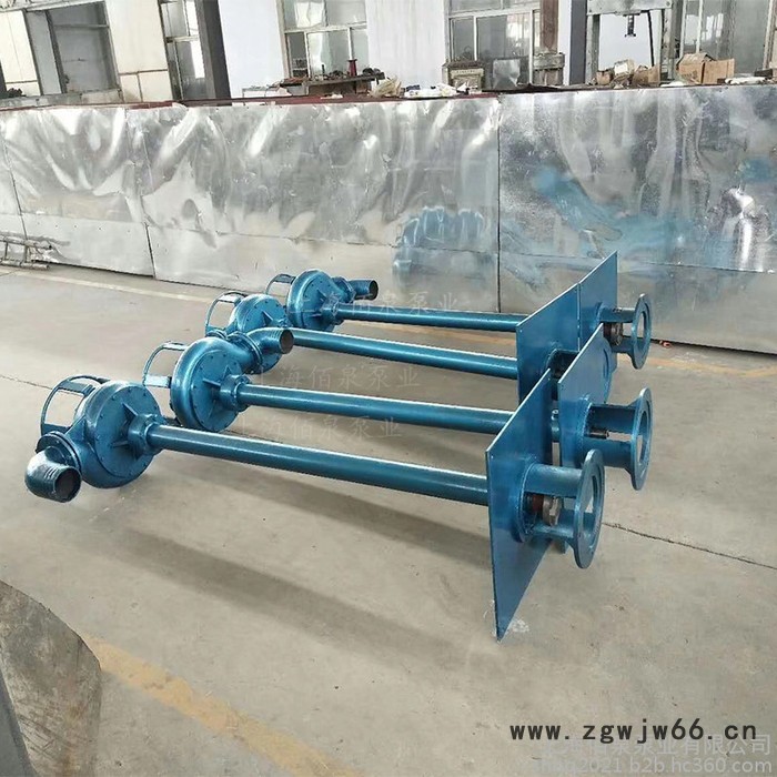 立式双管采砂泵 沉砂池加长杆液下渣浆泵 杆长可定制 可定制防爆电机图7