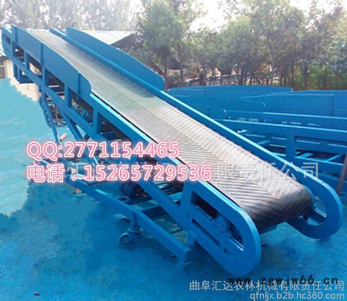 运输机防爆电机 可升降袋装水泥装车输送机图3