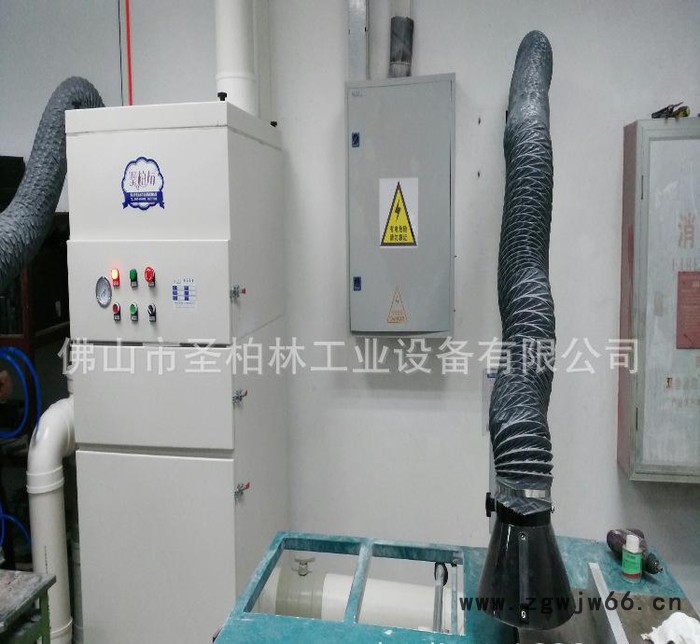 锯床现场集尘器系统 4kw脉冲自动喷吹除尘器  高效防爆电机除尘器图3