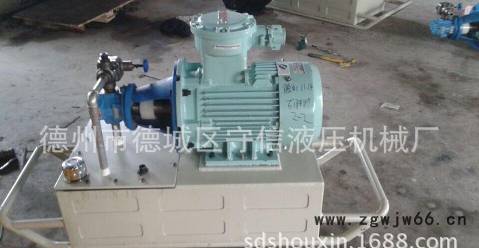 德州守信11KW防爆电机组合电动液压油泵  煤矿专用液压泵图2