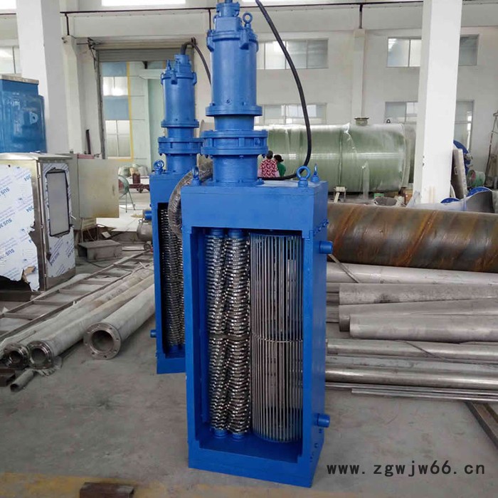 现货供应江苏宏煊机械粉碎格栅除污机 无鼓/单鼓/双股粉碎型格栅 破碎格栅机 IP68干湿两用防爆电机图2