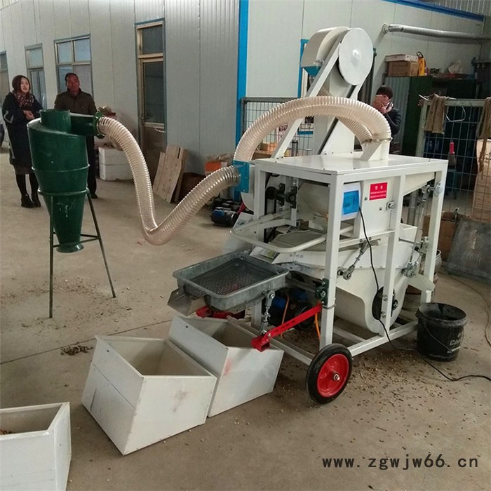 稻谷除糠去石筛选机 家用电芝麻去秸秆分选机 村铜芯电机小麦去石机图7