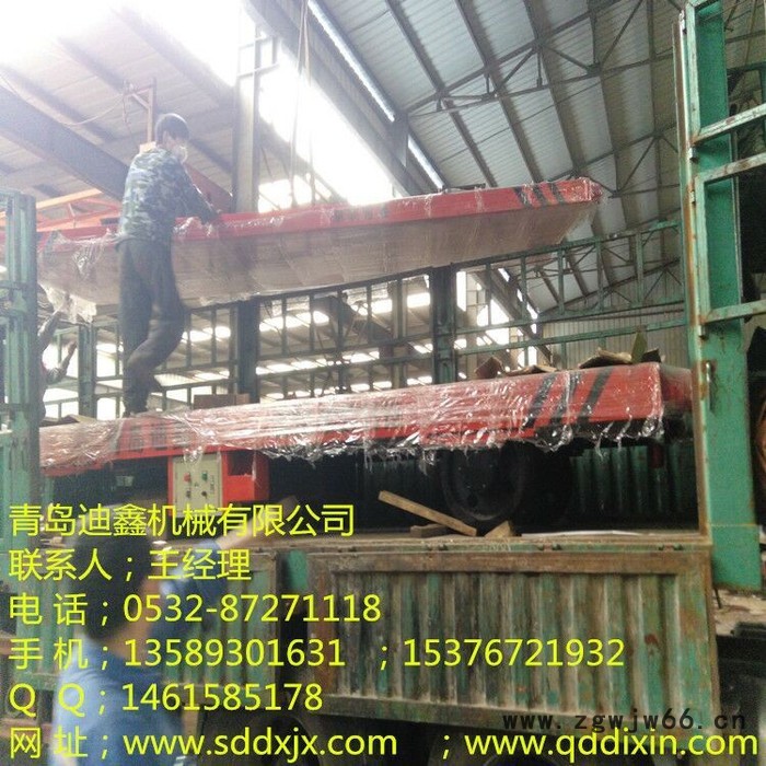 迪鑫胶轮 电动平车  旋转平台 直流电机图4