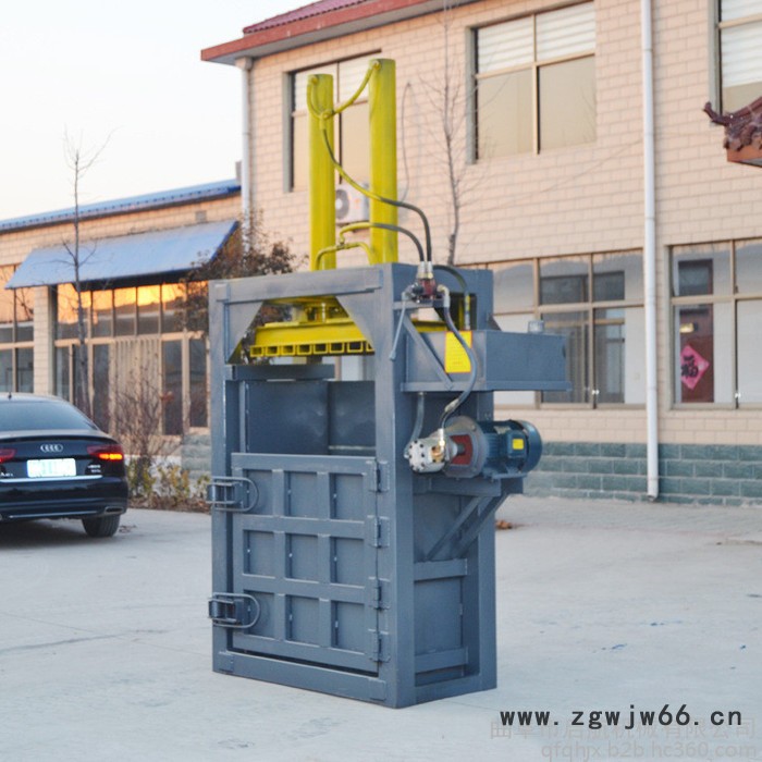 家用电双电机药材打包机 废旧物料打块机 启航牛皮纸打块机图6