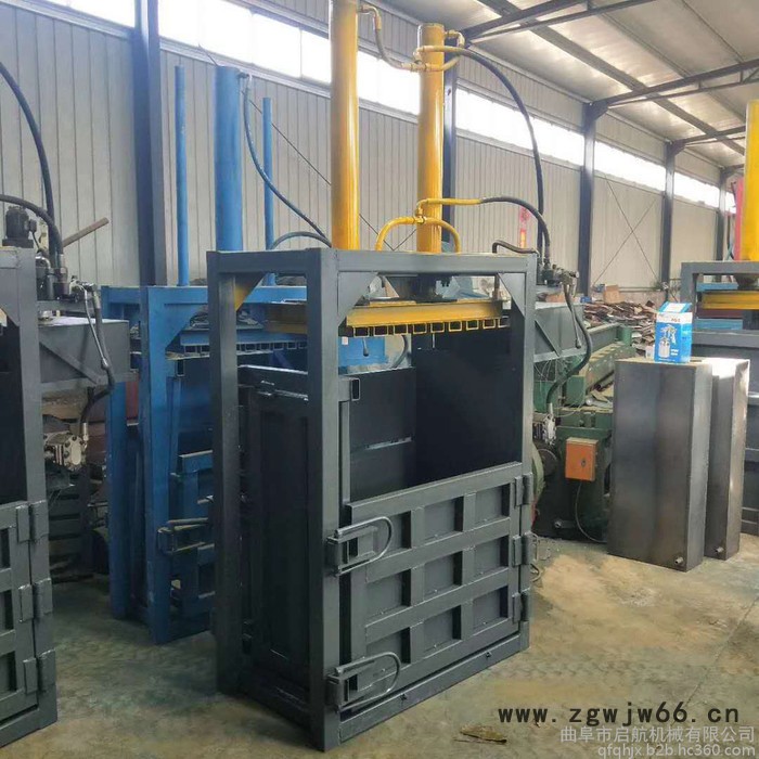 家用电双电机药材打包机 废旧物料打块机 启航牛皮纸打块机图5