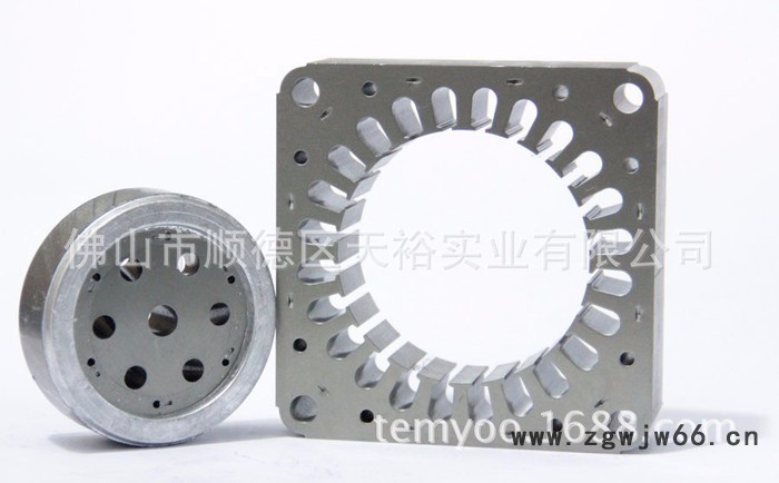 98家用电机风扇铁芯 高速冲压 定子 铸铝转子 ** 风扇电机铁芯图2