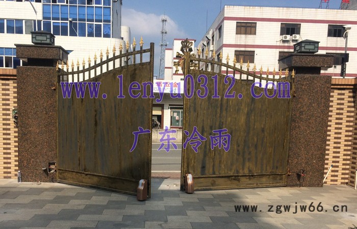 厂家定制冷雨LEY大功率智能电动遥控开门机 自动平开门电机 庭院门八字双扇对开门机图3