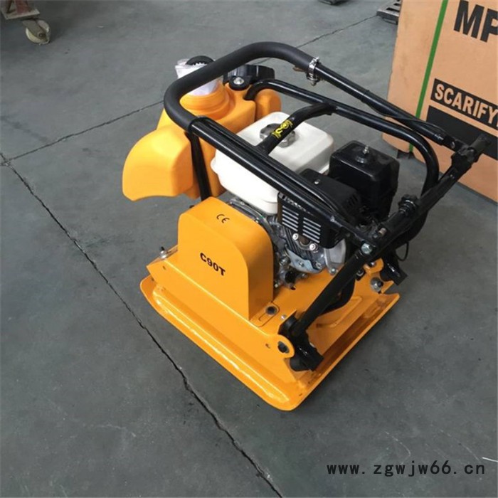 工厂直营小型夯实机 纯铜电机平板夯 路面修补夯地机图2