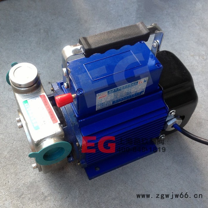 邑玖泵阀 **DYB油泵 参数型号DYB-80不锈钢汽油柴油煤油输送泵 220V 防爆电机图4