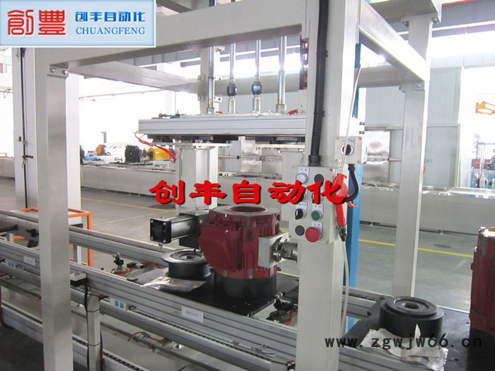 曳引机扭力测试设备、电梯主机装配生产线、电梯电机装配线-温岭创丰自动化CF001图2