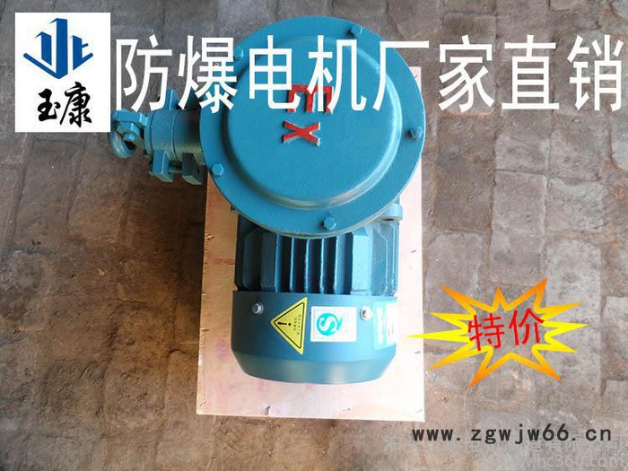 河北泊头玉康电机厂YB2系列防爆电机特价**YB2-801-2级0.75kw国标**铜线圈yb2隔爆电机图3