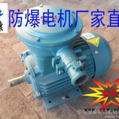 河北泊头玉康电机厂YB2系列防爆电机特价**YB2-802-2级1.1kw国标**铜线圈yb2隔爆电机