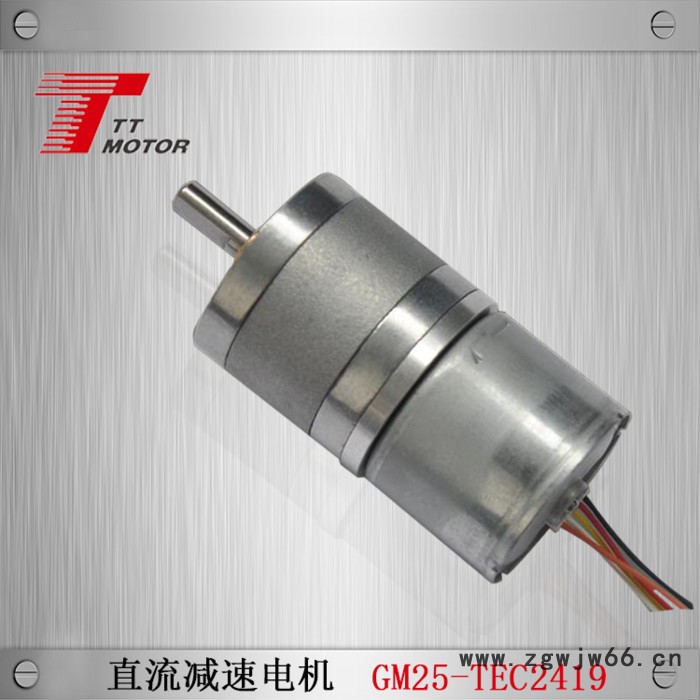 TT MOTOR GM25-TEC2419 带编码器直流减速电机 家用电器 共享充电桩电机 25mm直流减速电机图2