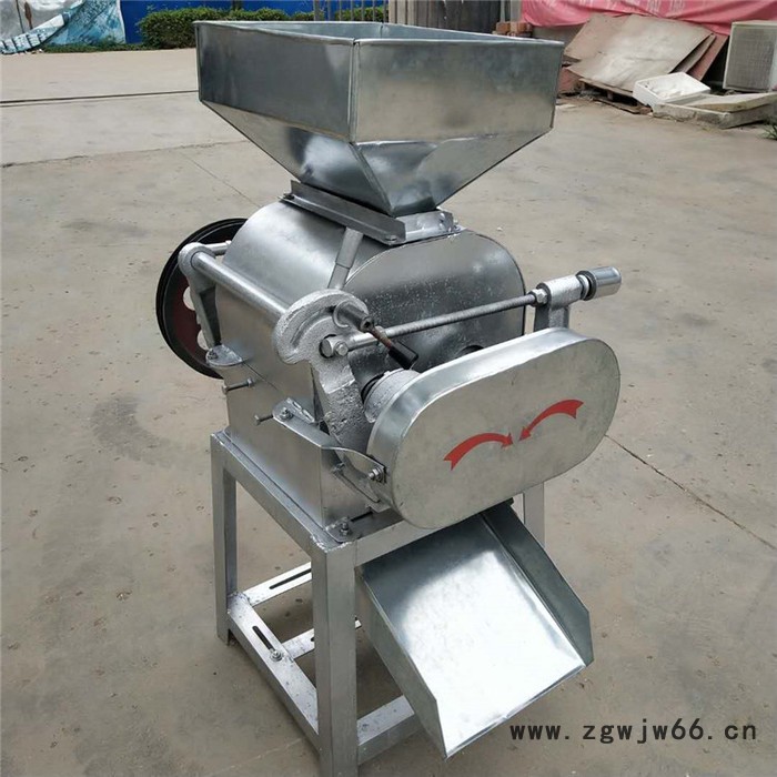 信达供应花生轧胚机 家用电机式杂粮破碎机 对辊破碎机图6