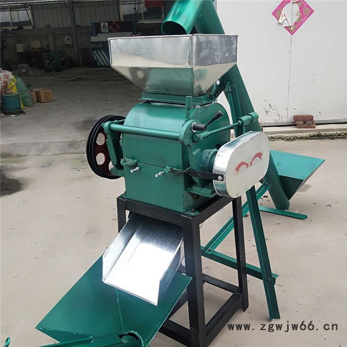 信达供应花生轧胚机 家用电机式杂粮破碎机 对辊破碎机图8