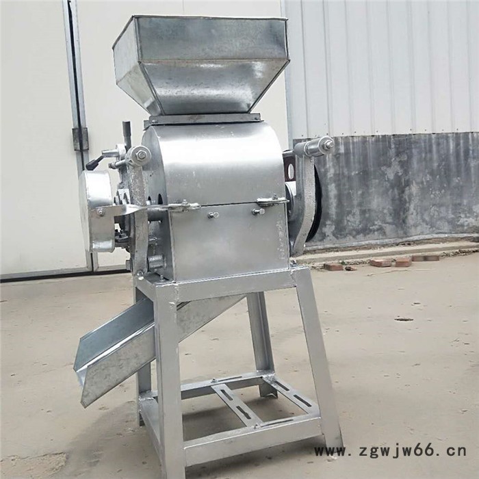 信达供应花生轧胚机 家用电机式杂粮破碎机 对辊破碎机图5