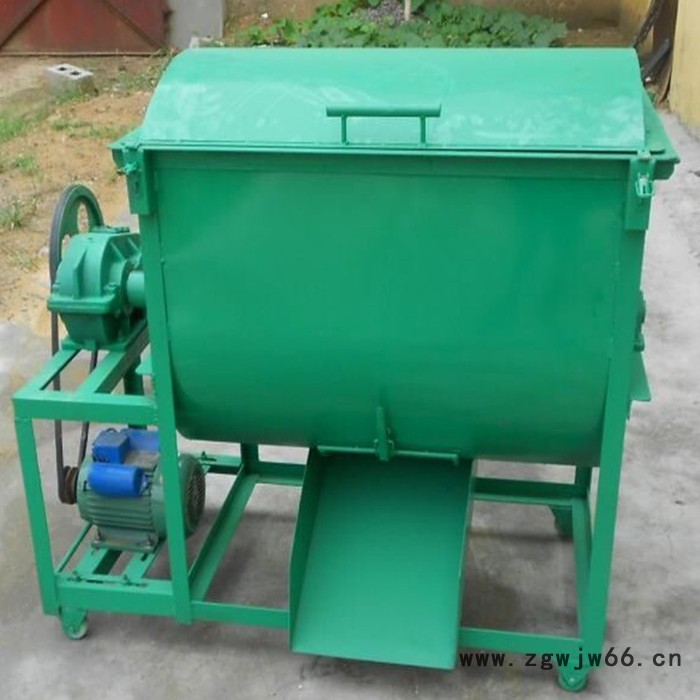 电动高速强力搅拌机 家用电动种子拌药机 双电机粉碎型饲料混料机 卧式拌料机图8