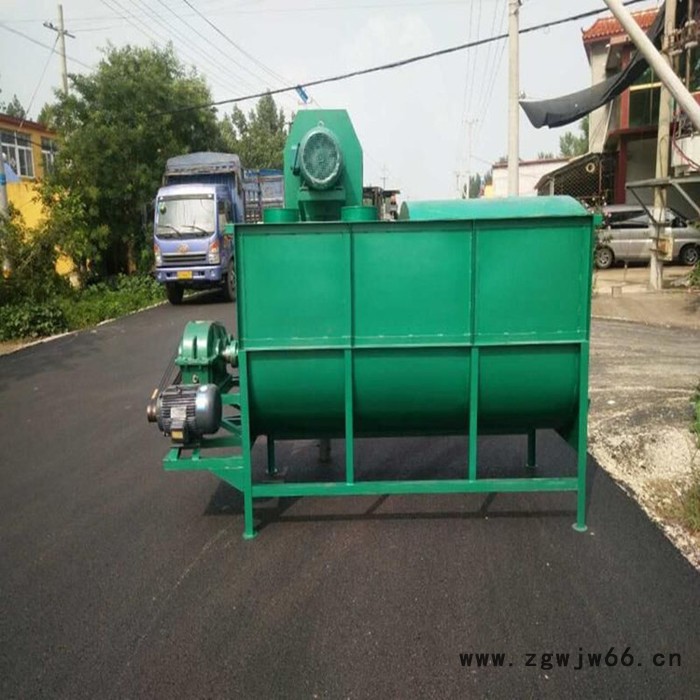 电动高速强力搅拌机 家用电动种子拌药机 双电机粉碎型饲料混料机 卧式拌料机图4