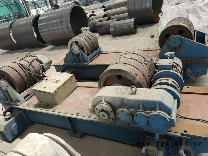 杰伟浩出售转让**二手80吨滚轮架两套防窜焊接滚轮架直流电机调速二手机械图4