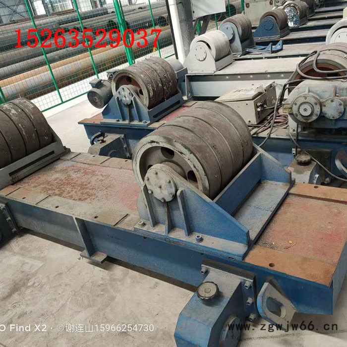 杰伟浩出售转让**二手80吨滚轮架两套防窜焊接滚轮架直流电机调速二手机械图5