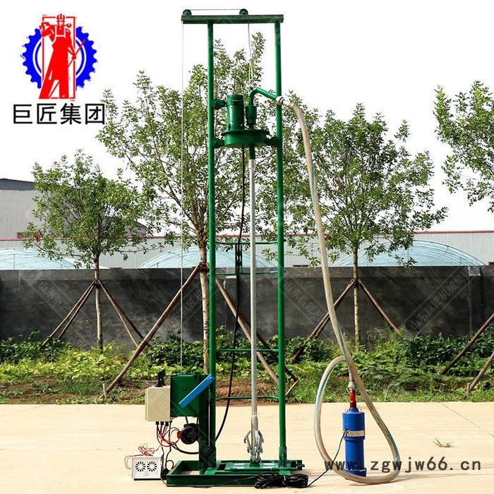 华夏巨匠小型直流电机打井机 100米民间打井机成套设备图5