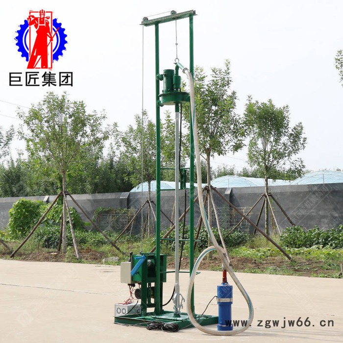华夏巨匠小型直流电机打井机 100米民间打井机成套设备图2