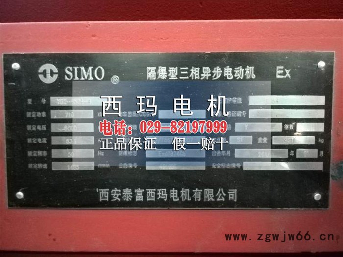 YB2-5004-8 560KW高压电机西安西玛电机图3