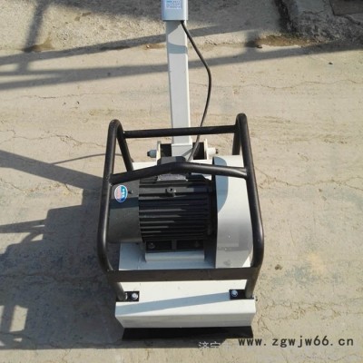 小型电动平板夯 手推式纯铜电机振动打夯机 地面夯实机 平板打夯机