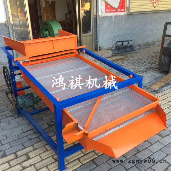 电机配套中小型 五谷杂粮去杂石机 家用电带动大豆筛选机图2
