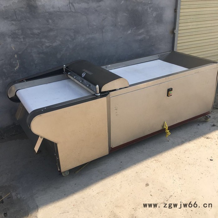 家用电多功能切菜机  不锈钢机头菜馅机  自走式输送带含国标铜芯电机图7