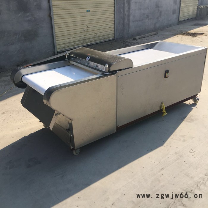 家用电多功能切菜机  不锈钢机头菜馅机  自走式输送带含国标铜芯电机图5