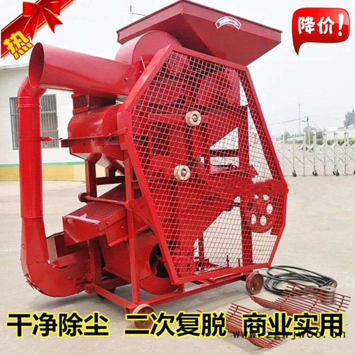 双电机除尘型自动进料花生剥壳机 花生种子不烂籽去壳机 家用电动花生剥壳机 高产量无尘型花生剥壳机图3