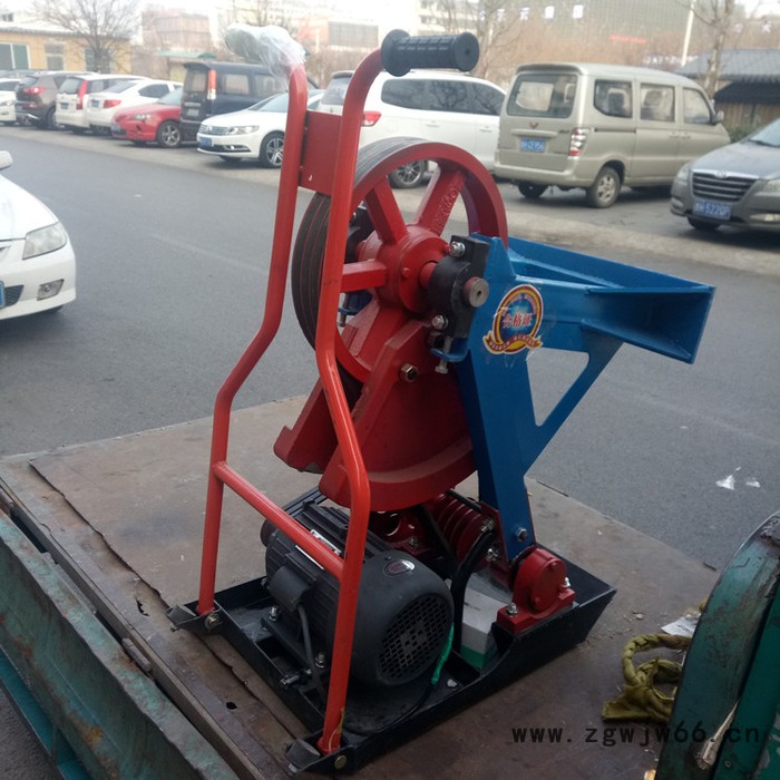 HW60打夯机 手扶地基夯土机 地基破面沟渠夯实铜线电机山东纽威达图2
