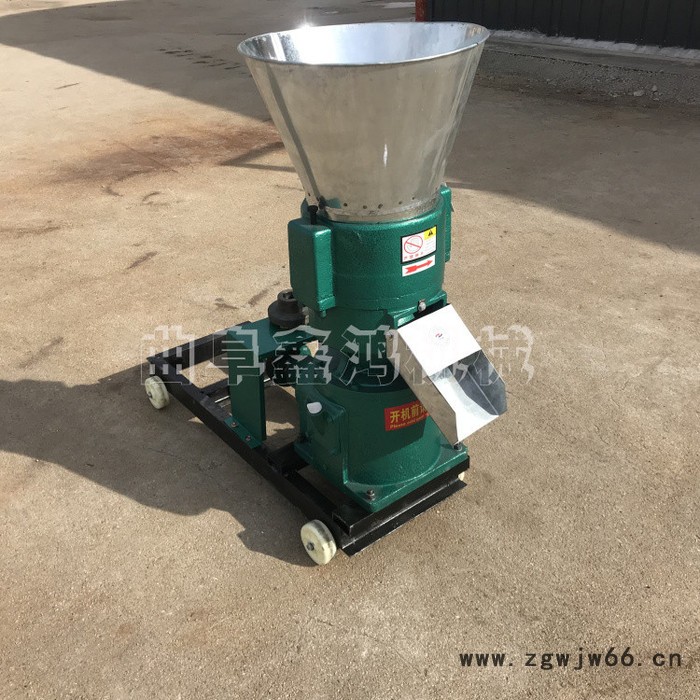 鑫鸿xh-kl-200 玉米秸秆电动制粒机鸡鸭鹅养殖颗粒机家禽饲料制粒机电机柴油两用造粒机家用电饲料制粒机