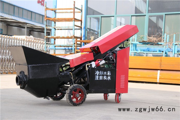 新型二次构造上料泵，混凝土微型输送泵价格，进口电机图2