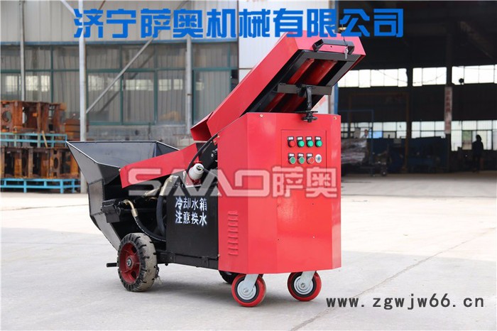 新型二次构造上料泵，混凝土微型输送泵价格，进口电机图4