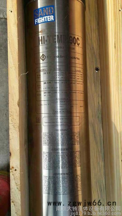 富兰克林深井泵标准增压电机耐高温电机22KW 富兰克林电机图2