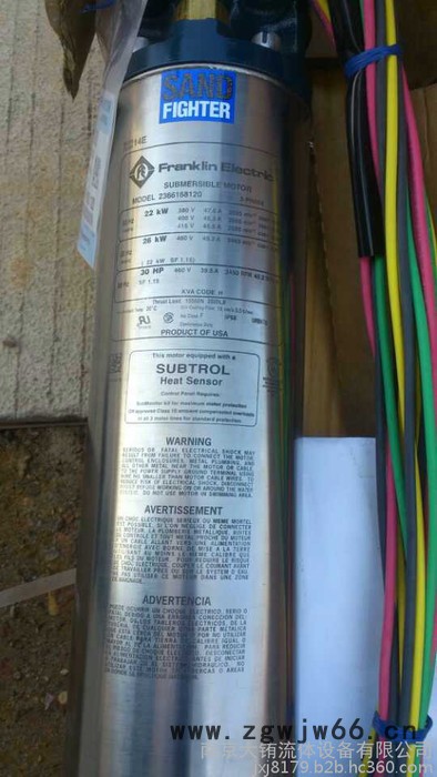 富兰克林深井泵标准增压电机耐高温电机22KW 富兰克林电机图4
