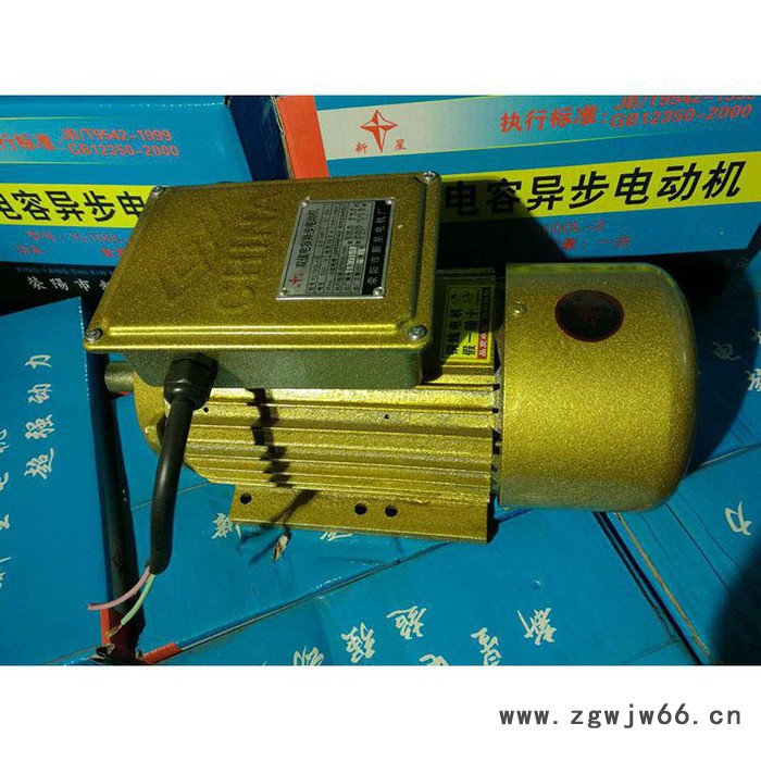 新星电机高压电机厂家双值电容单相异步电动机 双值异步电动机图3