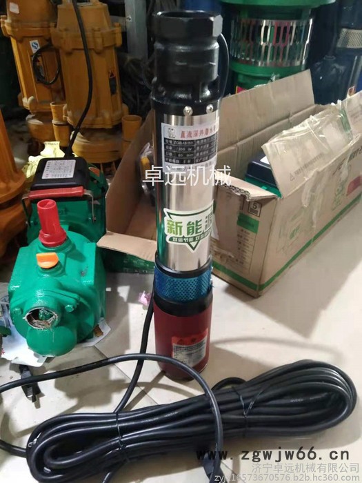 深井潜水泵 插电动车电瓶60伏抽水泵现货 直流水泵 铜芯电机图7