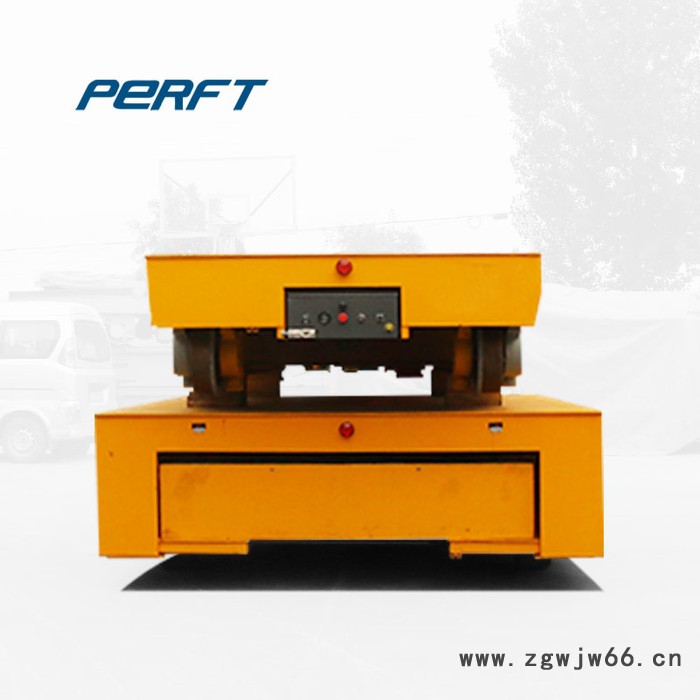 帕菲特 大型电机喷漆房轨道车 40吨有轨平板车烘干室用电动轨道搬运车定制图5