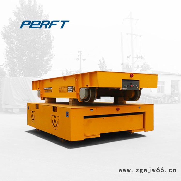 帕菲特 大型电机喷漆房轨道车 40吨有轨平板车烘干室用电动轨道搬运车定制图4