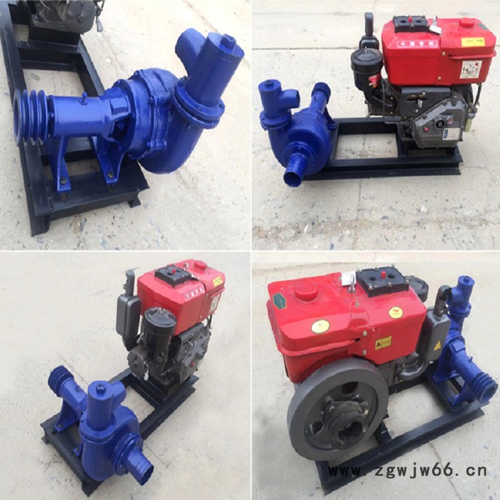 鑫鸿xh-cs-100 4寸柴油拖车式沙泵河水应急排沙泵矿用电机带抽沙泵大流量柴油吸沙泵沙场河道洗沙泵图2