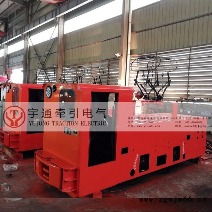 宇通  矿用电机车  10吨架线式变频调速电机车图3