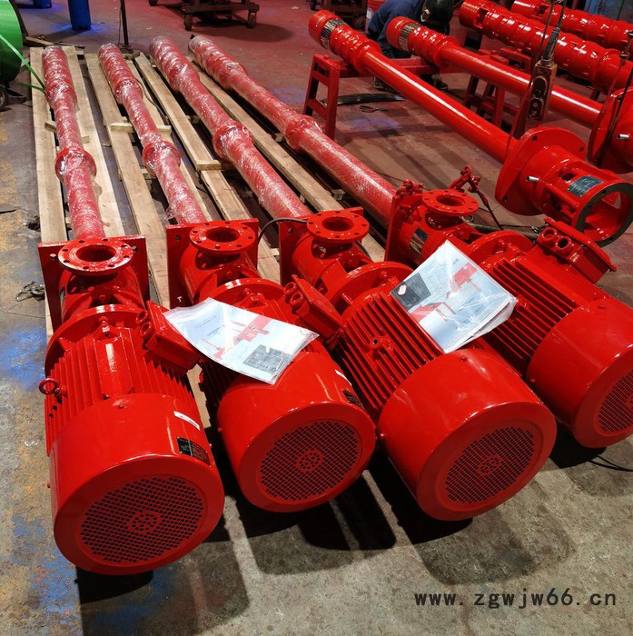 深井消防泵，干式深井消防泵，干式电机深井消防泵，长轴式深井消防泵，干式安装深井消防水泵图6